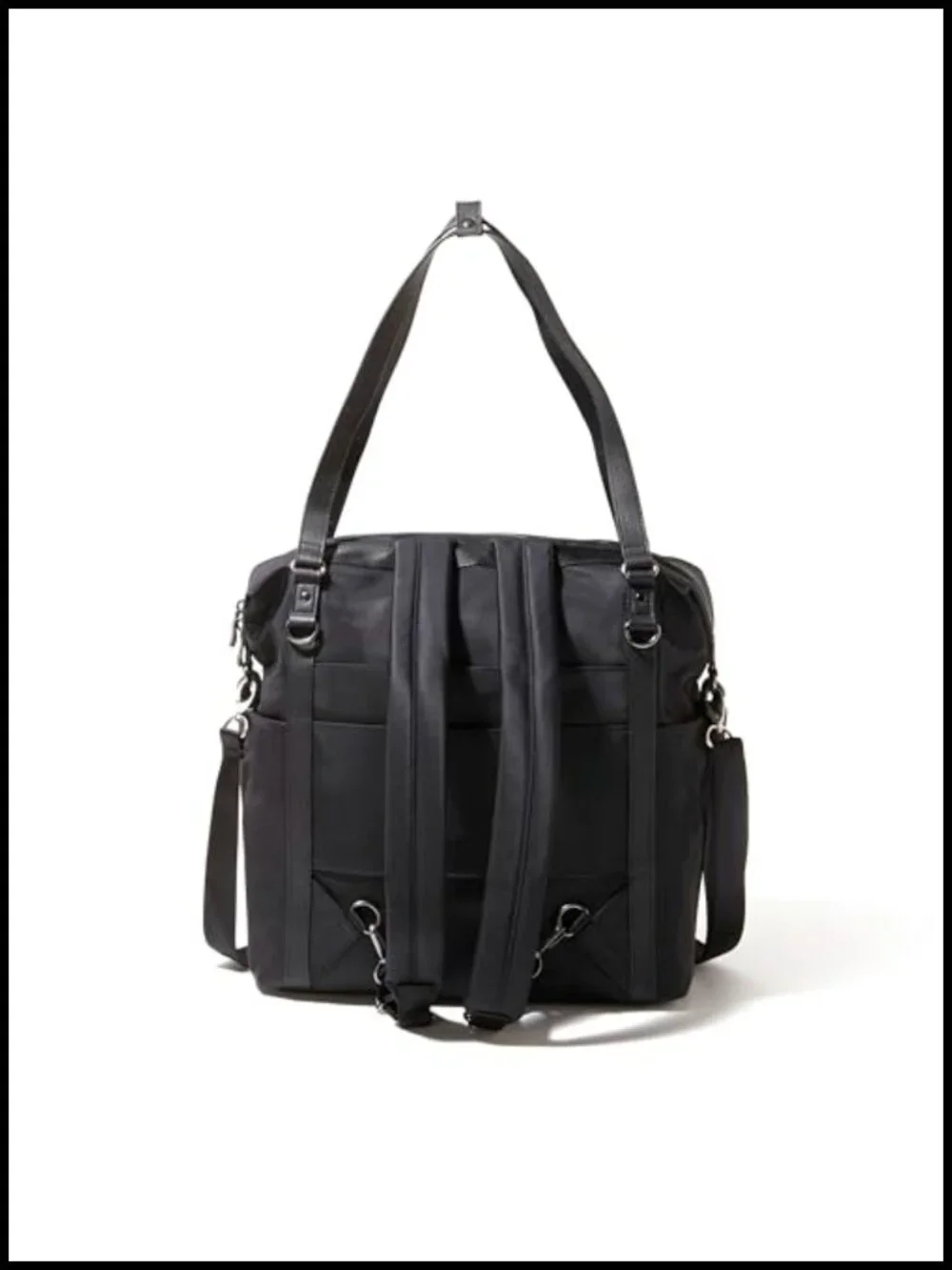 Convertible Backpack Tote Crossbody Bag with RFID Tech Laptop Sleeve